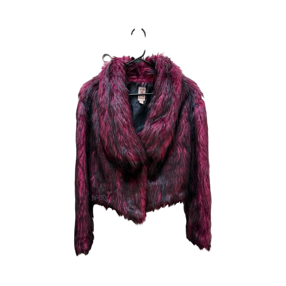 Dramatic Faux Fur Goth Jacket – M - Picture 15 of 17